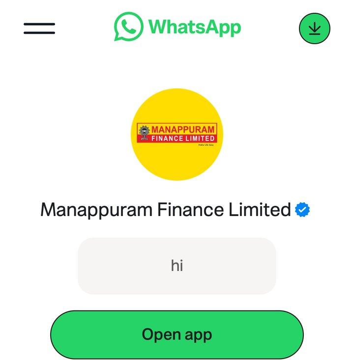 With 91 added: verified Manappuram account.